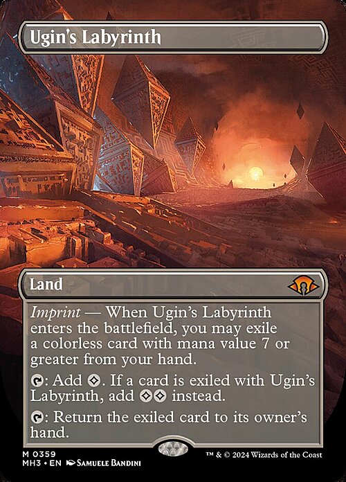 Ugin's Labyrinth Card Front