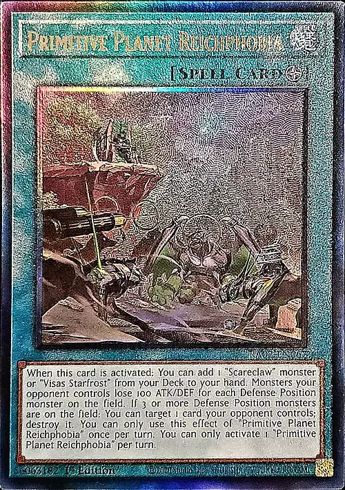 Primitive Planet Reichphobia Card Front