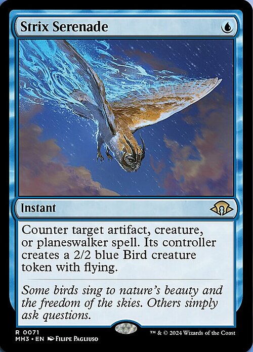 Strix Serenade Card Front