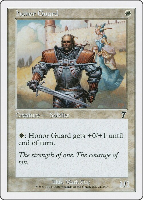 Honor Guard Card Front