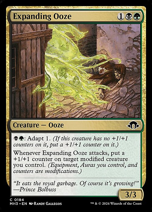 Expanding Ooze Card Front