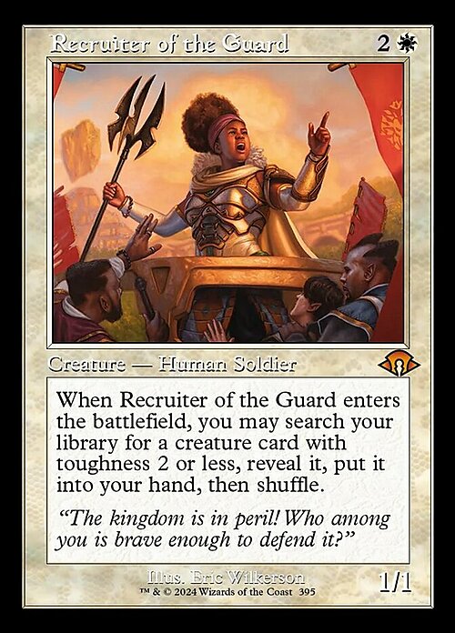 Recruiter of the Guard Card Front