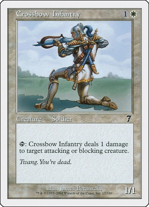 Crossbow Infantry Card Front