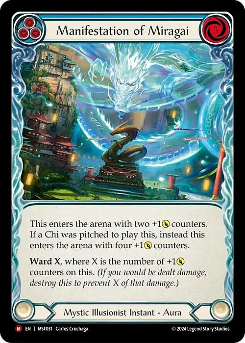 Manifestation of Miragai Card Front