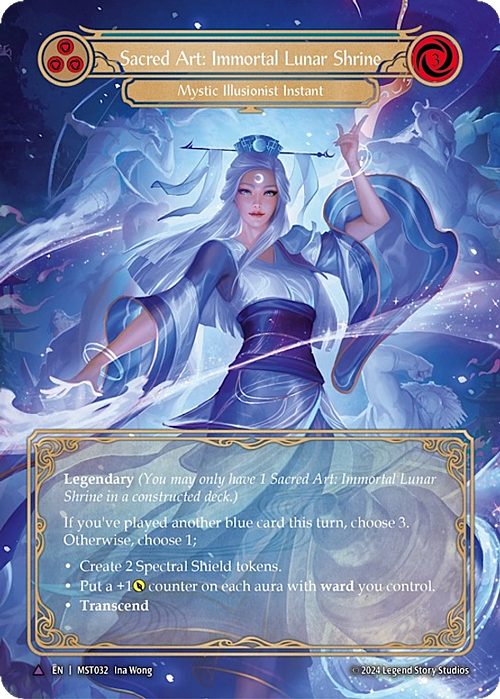 Sacred Art: Immortal Lunar Shrine // Inner Chi Card Front