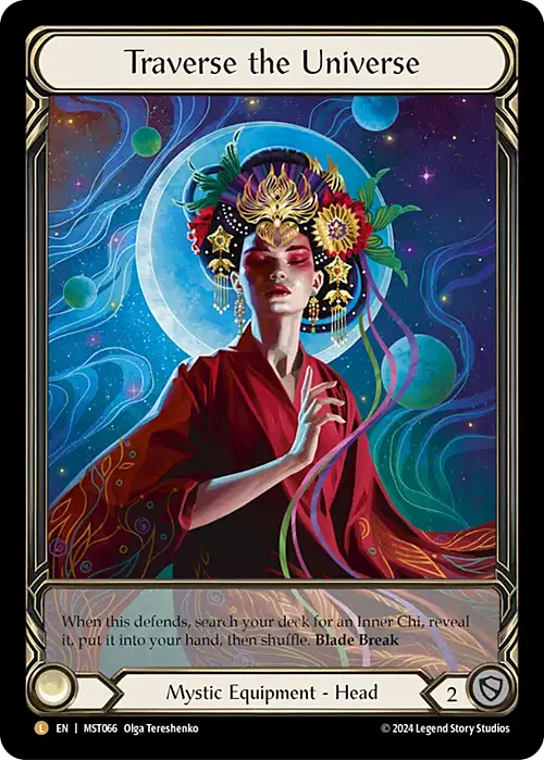 Traverse the Universe Card Front