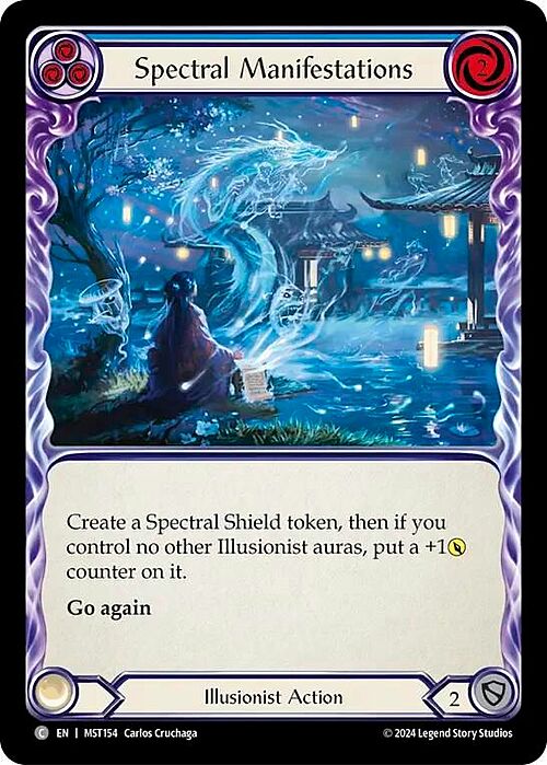 Spectral Manifestations - Blue Card Front