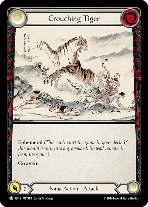 Crouching Tiger Card Front