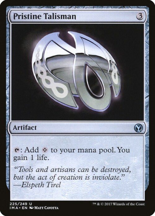 Pristine Talisman Card Front