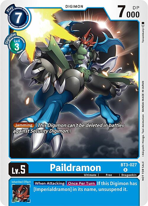 Paildramon Card Front