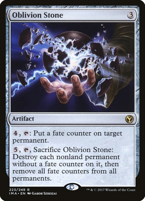 Oblivion Stone Card Front