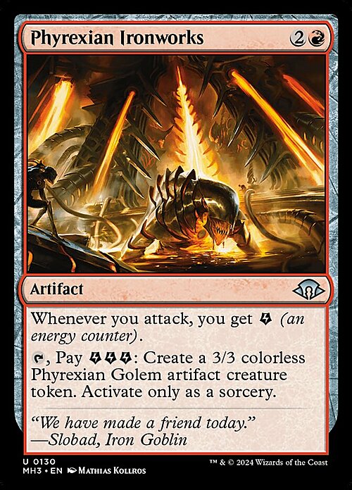 Phyrexian Ironworks Card Front