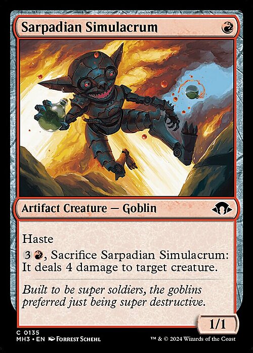 Sarpadian Simulacrum Card Front