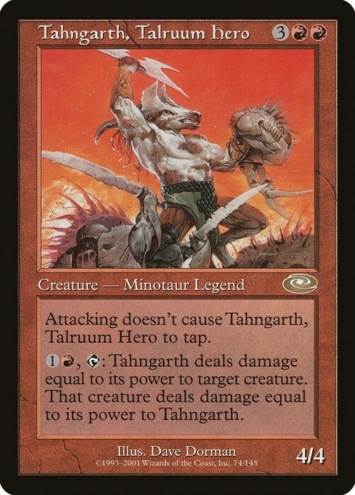 Tahngarth, Talruum Hero Card Front