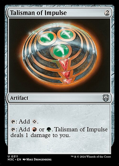 Talisman of Impulse Card Front