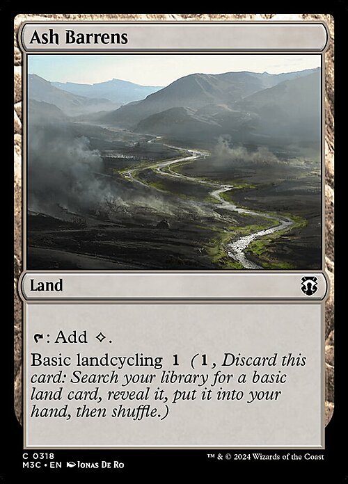 Ash Barrens Card Front