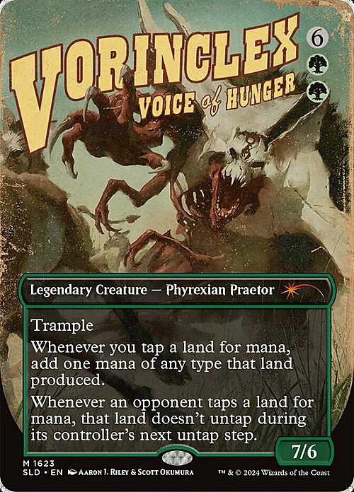 Vorinclex, Voice of Hunger Card Front