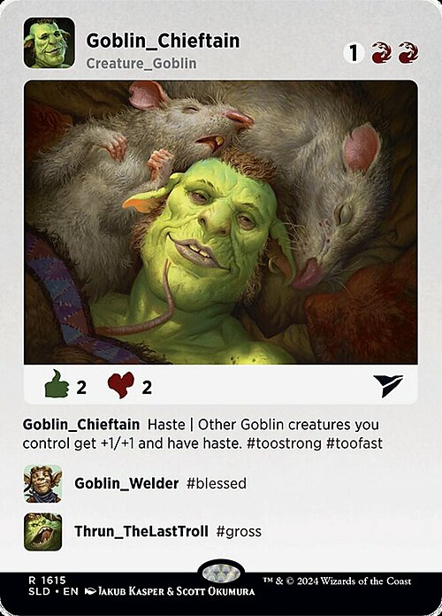 Goblin Chieftain Card Front