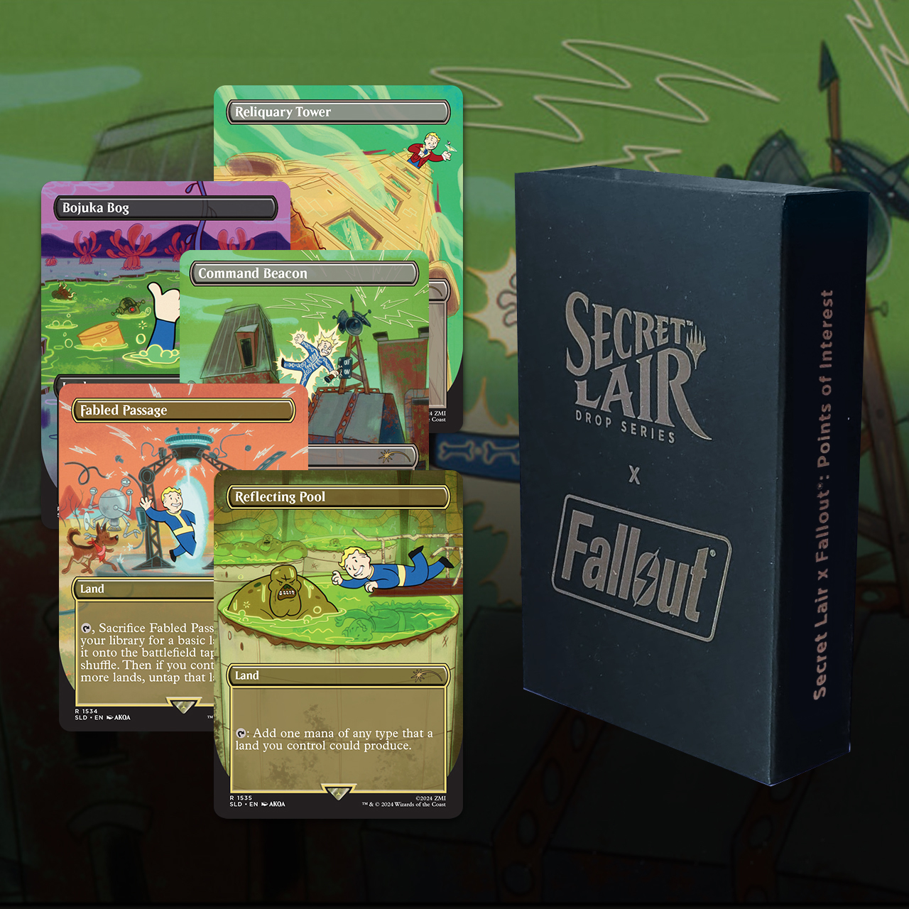 Secret Lair Drop Series: Equinox Superdrop 2024: Secret Lair x Fallout: Points of Interest