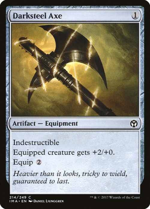 Darksteel Axe Card Front