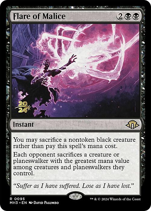 Flare of Malice Card Front