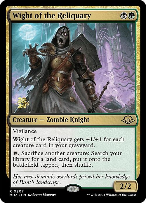 Wight of the Reliquary Card Front