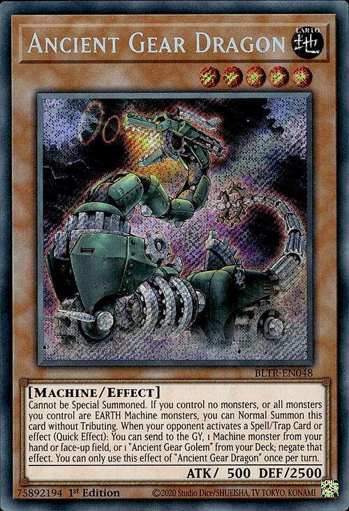 Ancient Gear Dragon Card Front