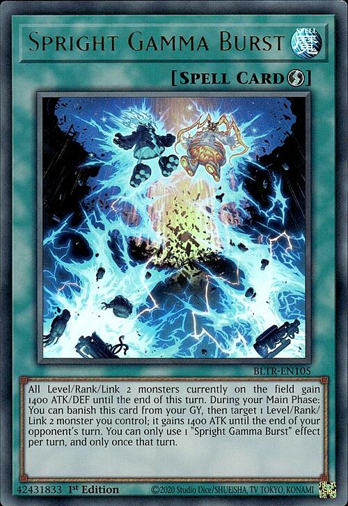 Spright Gamma Burst Card Front