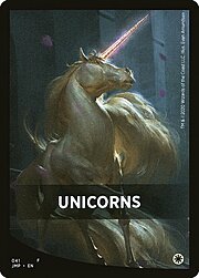 Jumpstart Pack Summary Card: Unicorns