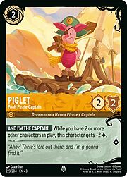 Piglet - Pooh Pirate Captain