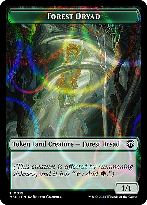 Forest Dryad // Vivien Reid Emblem Card Front