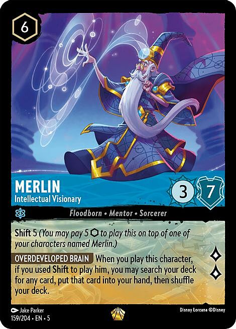 Merlino - Intellettuale Visionario Card Front