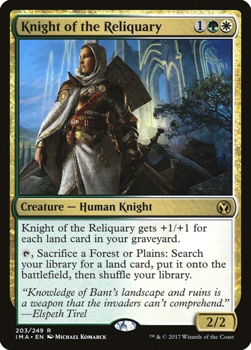 Knight of the Reliquary Card Front