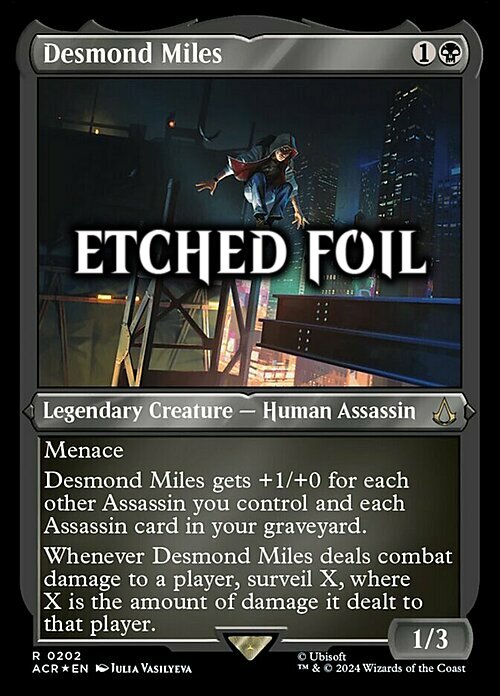 Desmond Miles Card Front