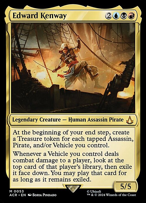 Edward Kenway Card Front