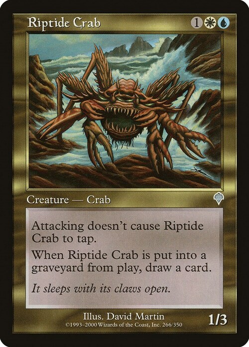 Riptide Crab Card Front