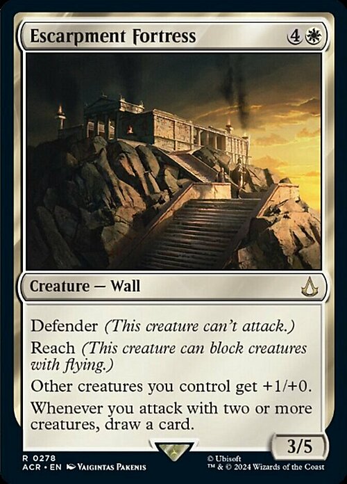 Escarpment Fortress Card Front