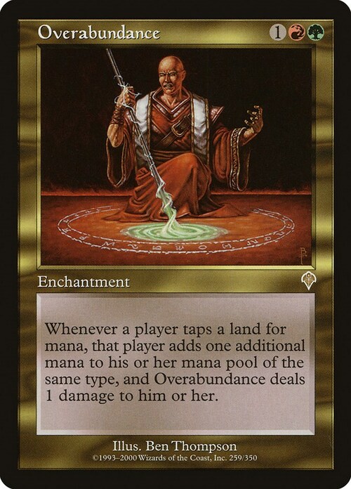 Overabundance Card Front