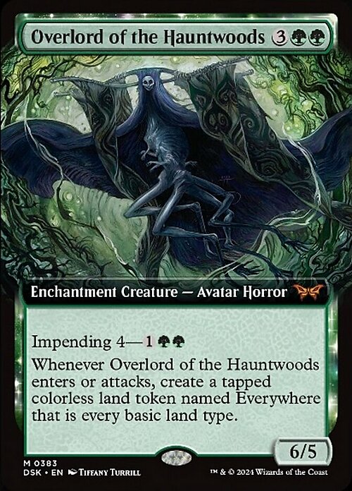 Overlord of the Hauntwoods Card Front