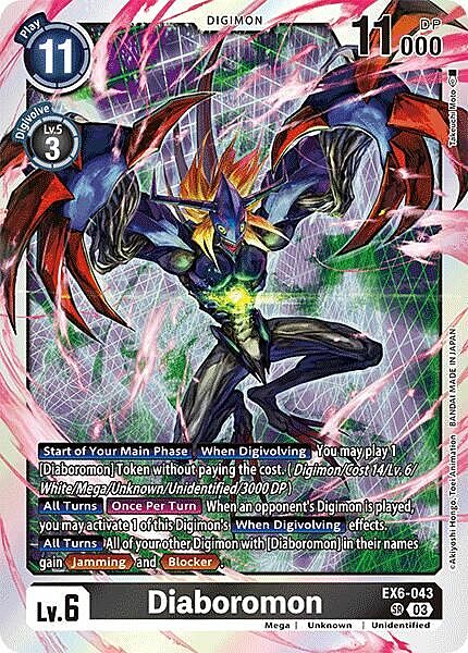 Diaboromon Card Front