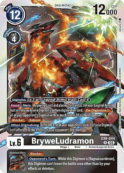 BryweLudramon Card Front