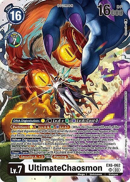 UltimateChaosmon Card Front