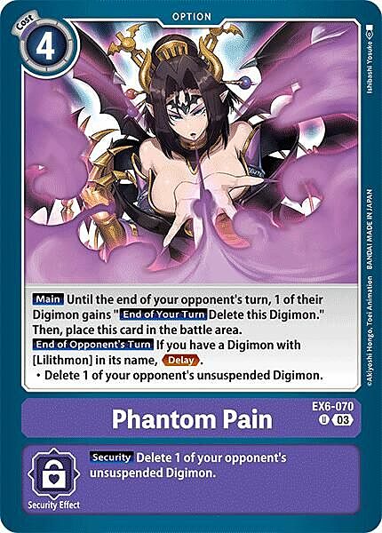 Phantom Pain Card Front