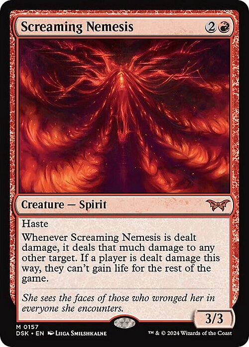 Screaming Nemesis Card Front