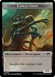 Eldrazi Spawn // Cat Warrior