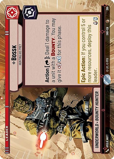 Bossk - Hunting His Prey Card Front