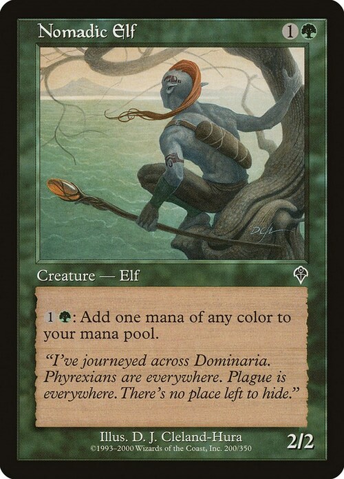 Nomadic Elf Card Front