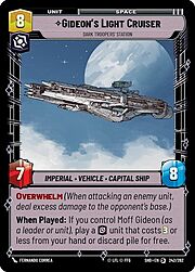 Gideon's Light Cruiser - Dark Troopers' Station