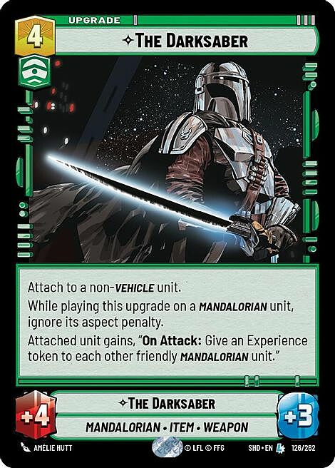 The Darksaber Card Front