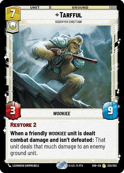 Tarfful, Capotribù Di Kashyyyk Card Front